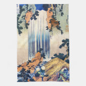 Koel japans ukiyo-e waterfall Hokusai Theedoek (Verticaal)