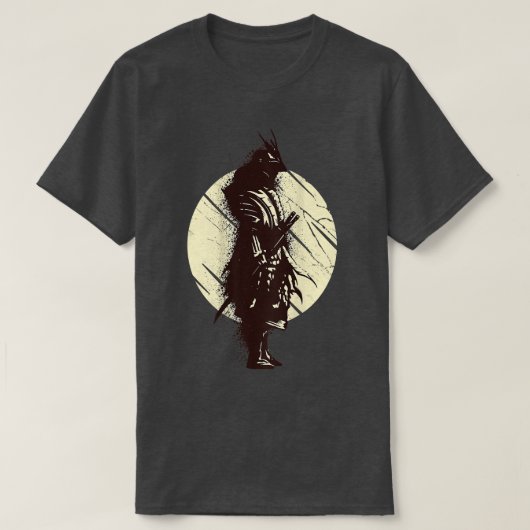 Koel Japanse Samurai Warrior Backside T-Shirt (2) (Design voorkant)