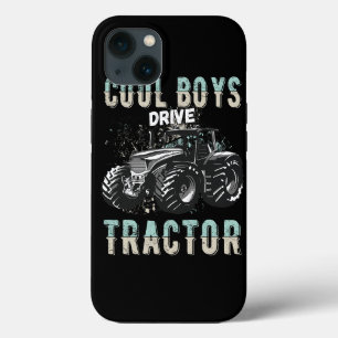 Koel jongens die tractortractorboogjongen Kinder B iPhone 13 Hoesje