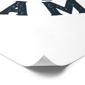 Koel kampeerkampvuur onder het staargebergte poster (Hoek)