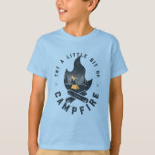 Koel kampeerkampvuur onder het staargebergte t-shirt (Voorkant)