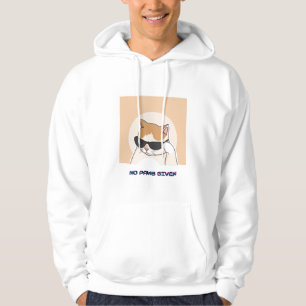 Koel Kat Hoodie Geen poten gegeven