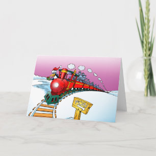 Koel kerst feestdagen kaart