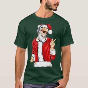 Koel kerstfeest Disco Dance Party Retro T-shirt
