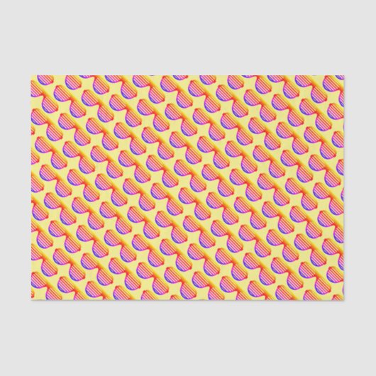 Koel kerstfeest in juli zomerschoppen tissuepapier (Voorkant)