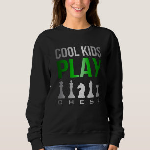 Koel Kinder spelen Shirt voor schaakspelen Funny H