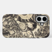 Koel klassiek japans demon tattoo Case-Mate iPhone case (Achterkant (horizontaal))
