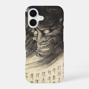 Koel klassiek japans demon tattoo iPhone 16 hoesje