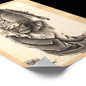 Koel klassiek japans demon tattoo poster (Hoek)