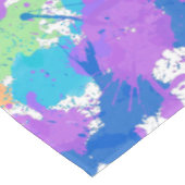 Koel kleuren Abstracte plakverf, vaag Tafelkleed (Gekanteld)