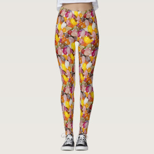 Koel kleurrijk zoet paasbrood Snoep Leggings