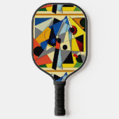 Koel kleurrijke Abstracte vormen Pickleball Paddle (Voorkant)