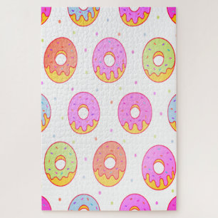Koel Kleurrijke Donuts Legpuzzel
