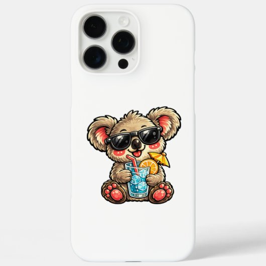 Koel Koala Drank Case-Mate iPhone Case (Achterkant)