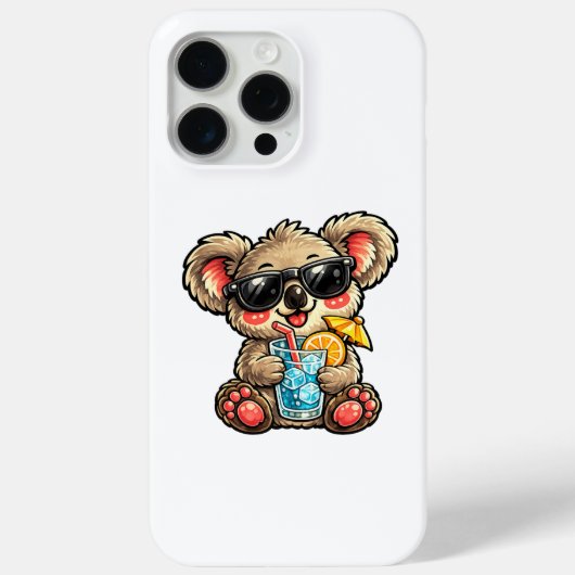 Koel Koala Drank Case-Mate iPhone Case (Achterkant)