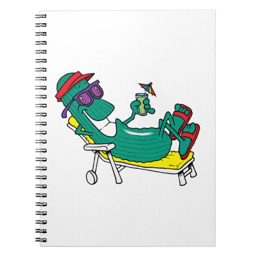 Koel komkommer notitieboek (Voorkant)