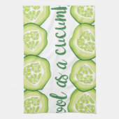 Koel komkommer theedoek (Verticaal)