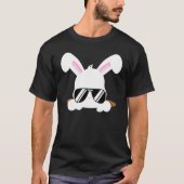 Koel konijn met zonnebril Stomme Bunny Animal Pet T-shirt (Voorkant)