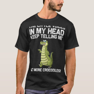 Koel krokodil voor mannen Alligator Zookeeper Z T-shirt