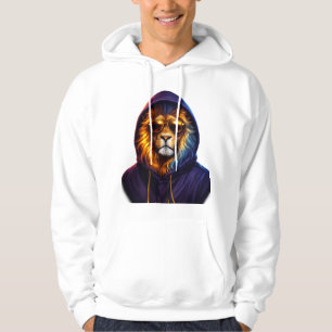 Koel Leeuw met Zonnebril Urbane Streetwear Hoodie