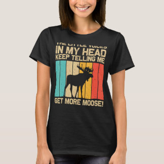 Koel los voor mannen Moose Alaska Moose Elk Hu T-shirt