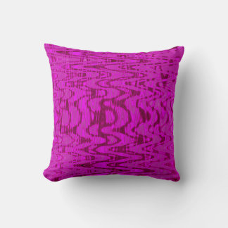 Koel Magenta Abstract Tie-Dye Retro Golven Kussen
