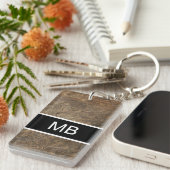 Koel Mannen Monogram Sleutelhanger (Voorkant Rechts)