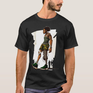 Koel mannetje met prothese uit de Sturban Streetwe T-shirt