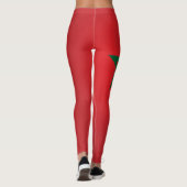 Koel-Marokkaanse vlag-Mode Leggings (Achterkant)