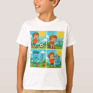 Koel met AQUNY – Hydration Hero Soccer t shirt