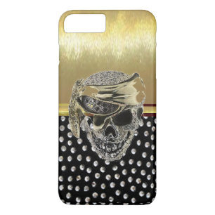 Koel Metallic Gouden Schedel Design Case