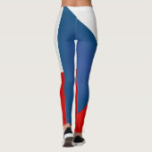 Koel Mode Tsjechische Republiek vlag Leggings (Achterkant)