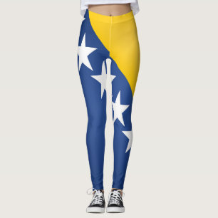 Koel Mode van de vlag van Bosnië en Herzegovina Leggings