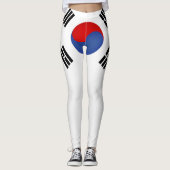 Koel Mode Zuid-Korea vlag Leggings (Voorkant)