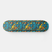 Koel Modern Abstract, kleurrijk Geometrisch Skateboard (Horizontaal)