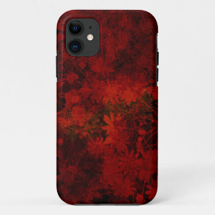 Koel, modern bloemenpatroon iPhone 11 hoesje