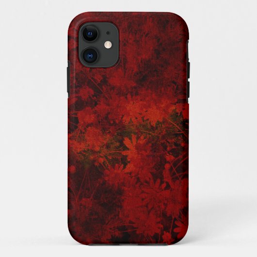 Koel, modern bloemenpatroon Case-Mate iPhone case (Achterkant)