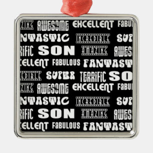 Koel Modern Design 4 Sons Positieve woorden Metalen Ornament