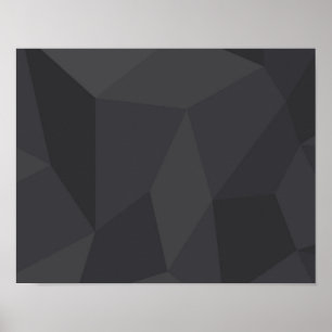Koel, modern, elegant, trendy trapezoïde vormen poster