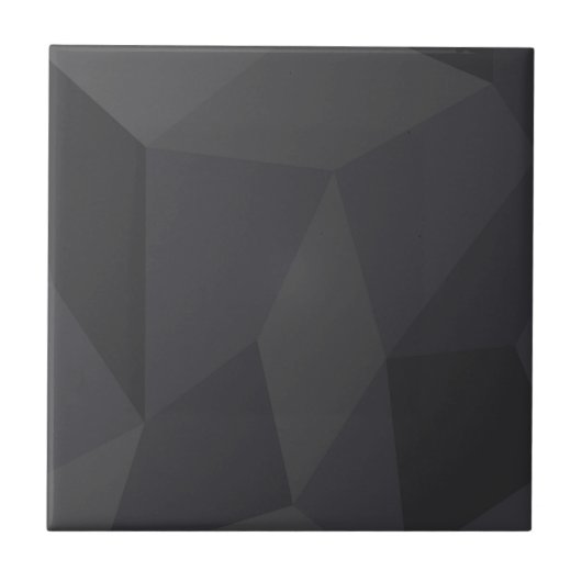 Koel, modern, elegant, trendy trapezoïde vormen tegeltje (Voorkant)