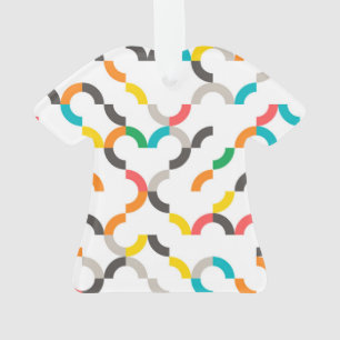 Koel, modern, kleurrijk, trendy cirkelvormig ornament