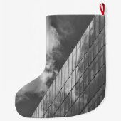 Koel, modern, stedelijk natuur en architectuur grote kerstsok (Achterkant)