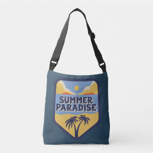 Koel modern zomergeschenk Zeemacht en geel Crossbody Tas