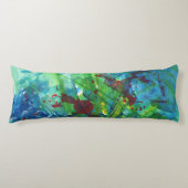 Koel Moderne Abstracte acrylkunststofklooster Lichaamskussen (Voorkant)