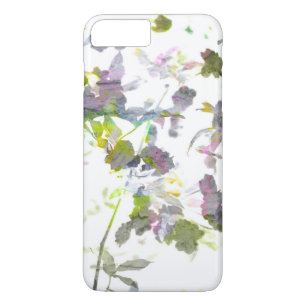 Koel moderne, unieke Abstracte Romantische bloemen iPhone 8 Plus / 7 Plus Hoesje
