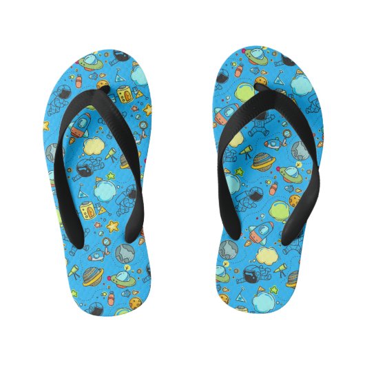 Koel mooie ruimteastronaut kinder teenslippers (Voetbed)