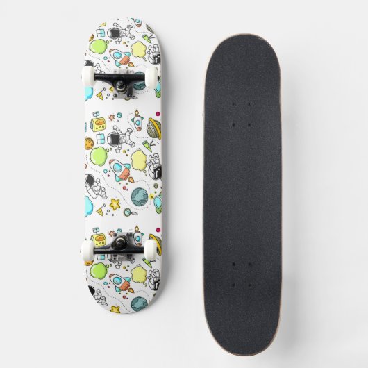 Koel mooie ruimteastronaut skateboard (Voorkant)