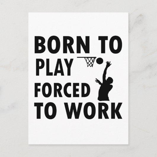 Koel netball-Design Briefkaart (Voorkant)