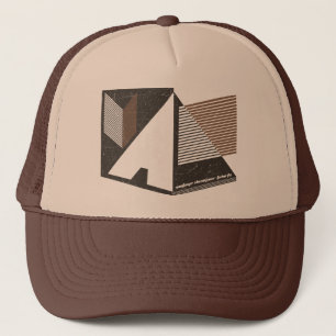 Koel Nieuwe lijnen Pyramide Grafisch Trucker Pet