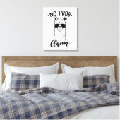 Koel No Prob Llama Canvas Afdruk (Insitu (Slaapkamer))